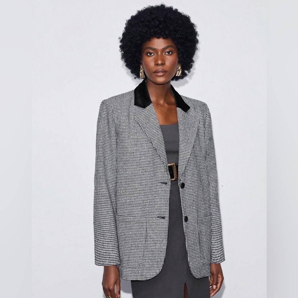 Vtg 𝅺DAVID N. 100% Wool Blazer Jacket Womens size 12